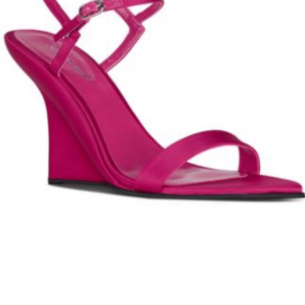 Jeffrey Campbell women’s Cassandra sculpted two pieces wedge sandals